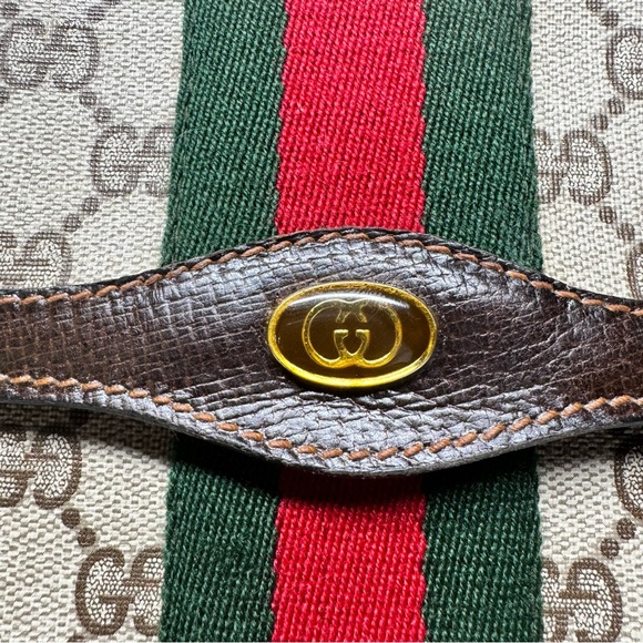 Gucci Ophidia Sherry Line Supreme GG Monogram Clutch Crossbody Bag - Picture 5 of 14